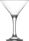 6.5 Ounce Clear Glass Martini Glasses Set of 6 U1331