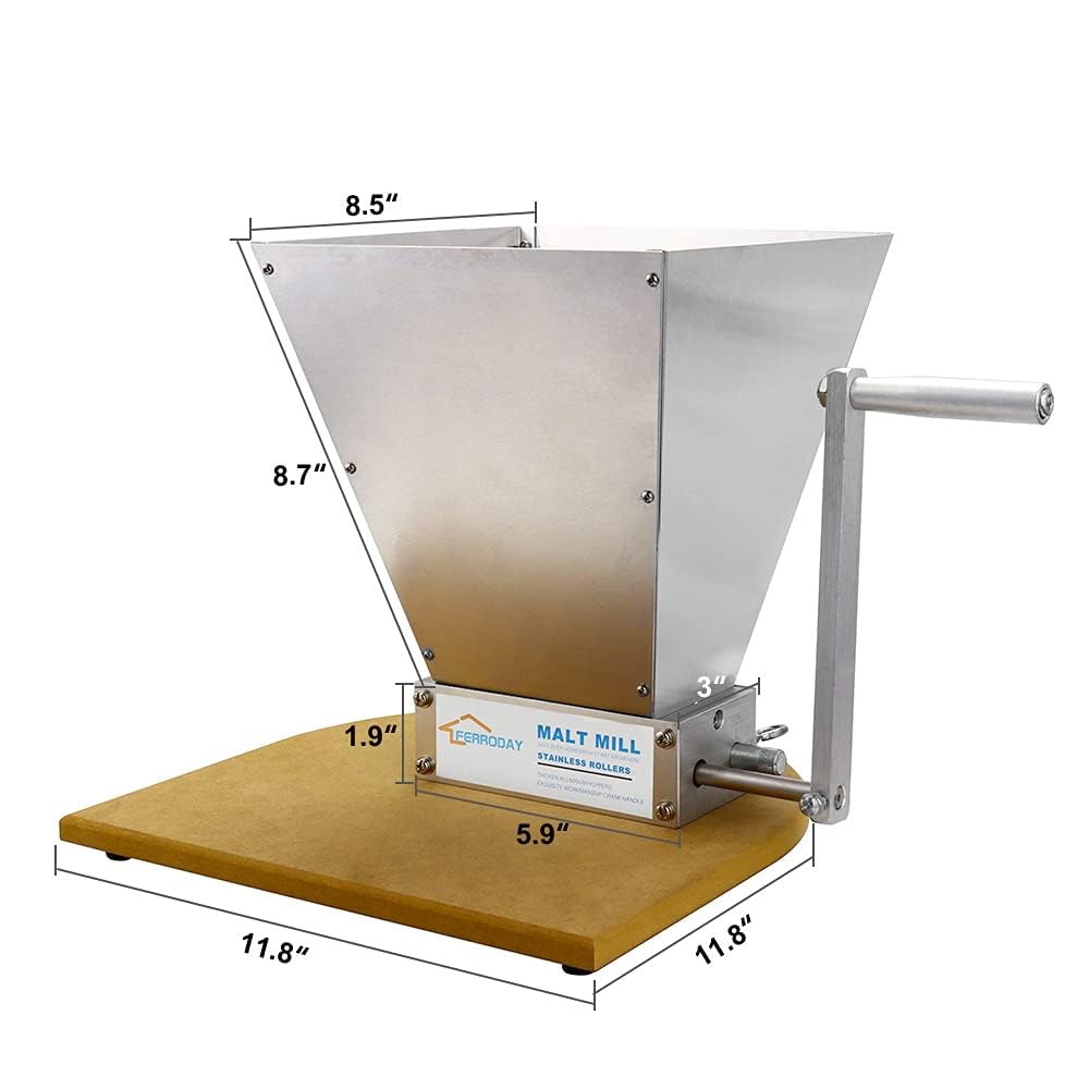 2 Roller Stainless Steel Grain Mill Y5618