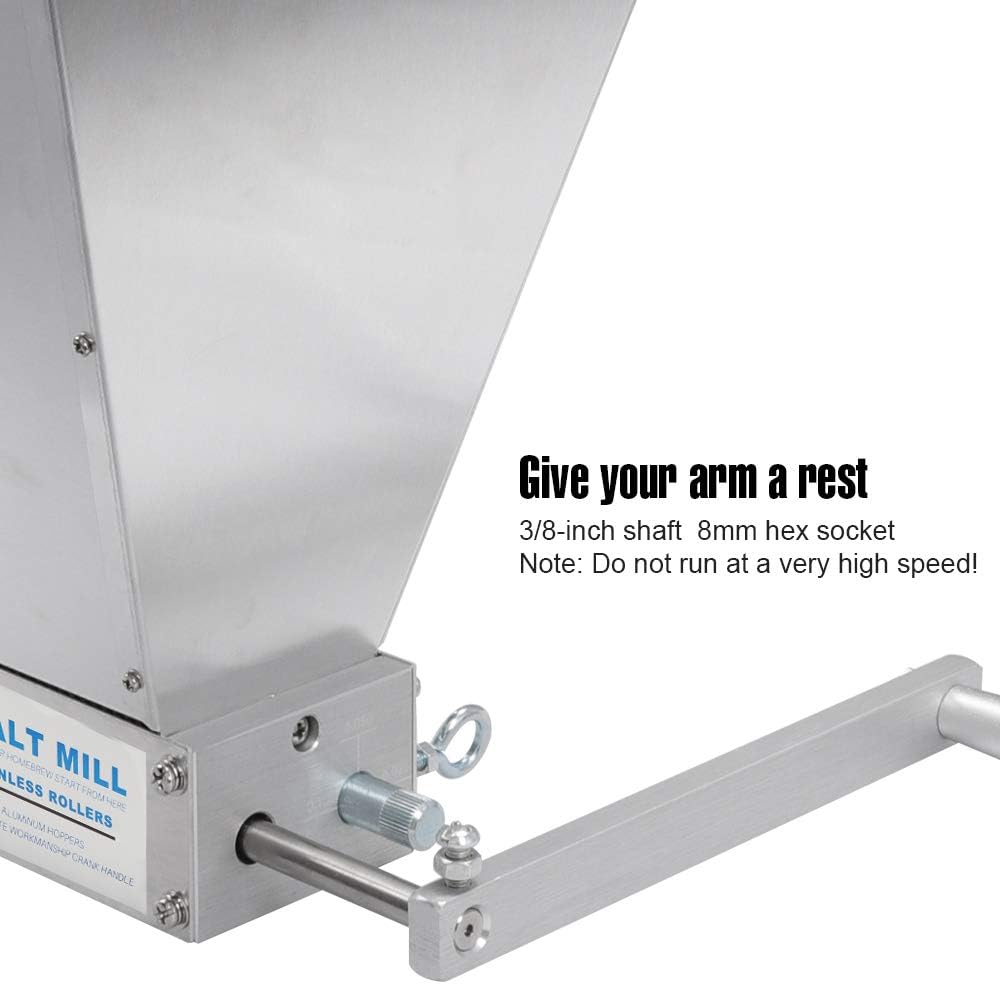 2 Roller Stainless Steel Grain Mill Y5618