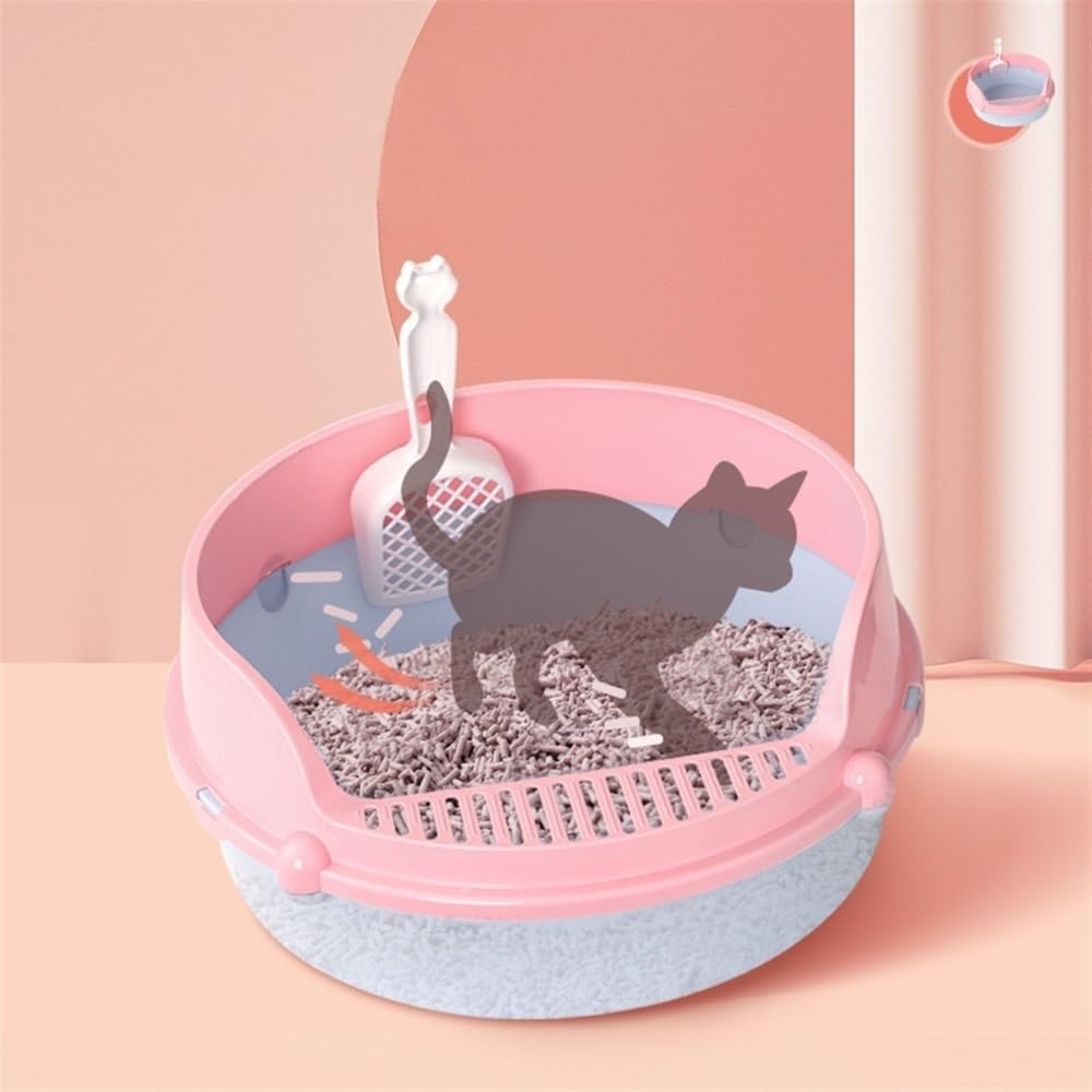 Semi-Enclosed Cat Litter Box U947533