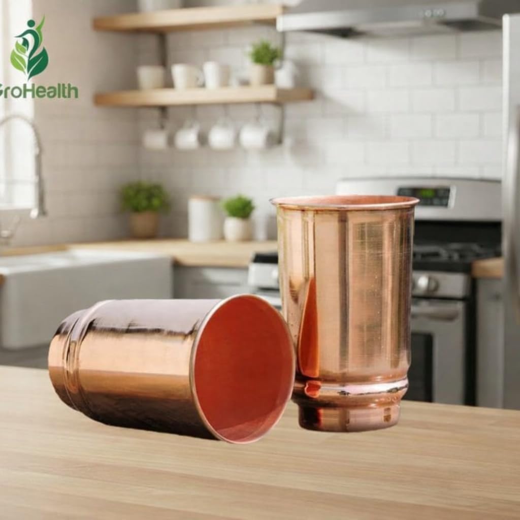 Pure Copper Cups Set of 2, 11.8 oz W9188