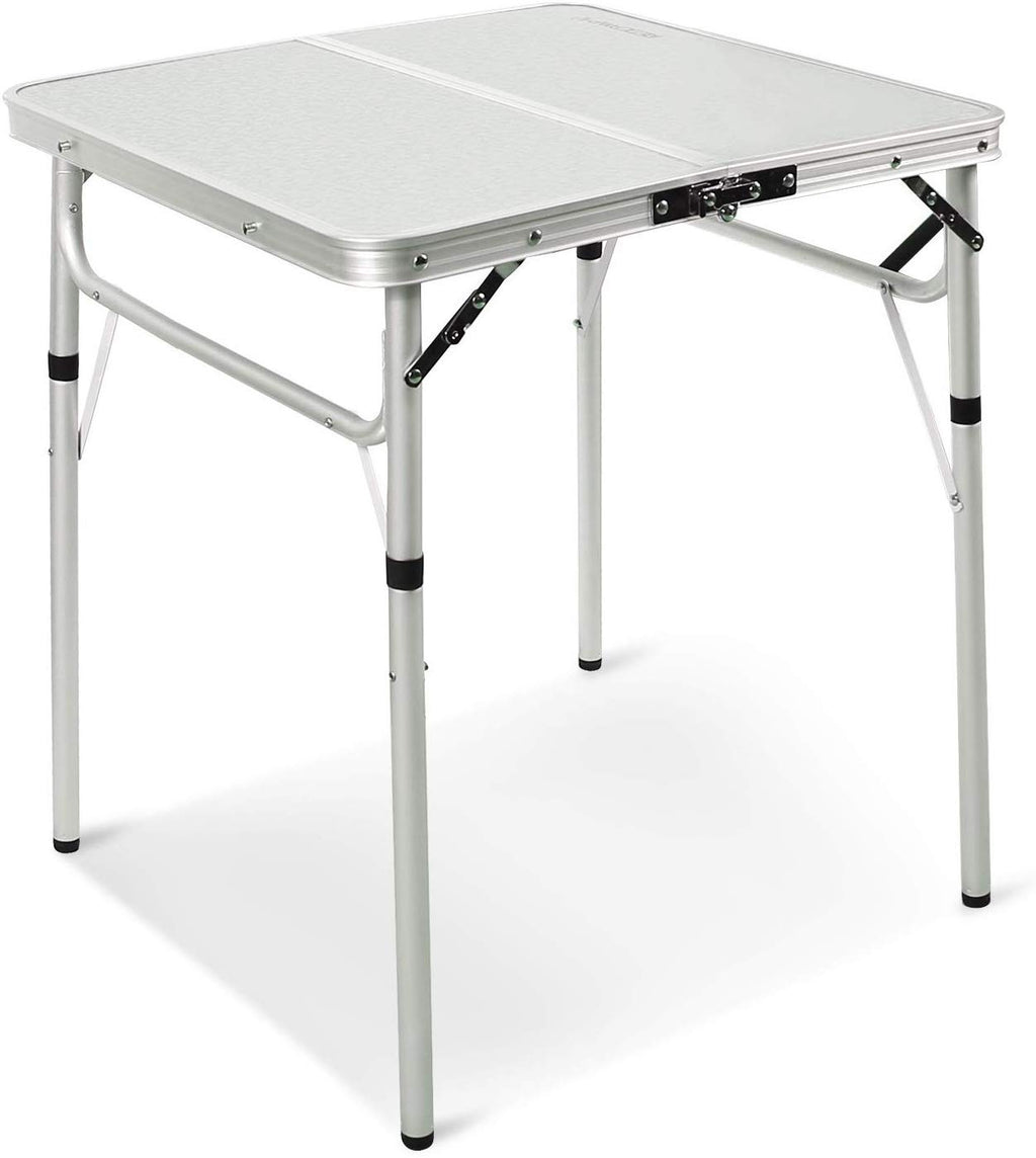 2 Foot Small Square Folding Table with Adjustable Height D492214