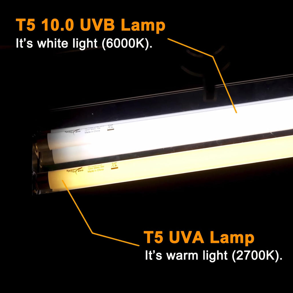 12 Inch UVB Reptile Light Fixture with Timer D8422