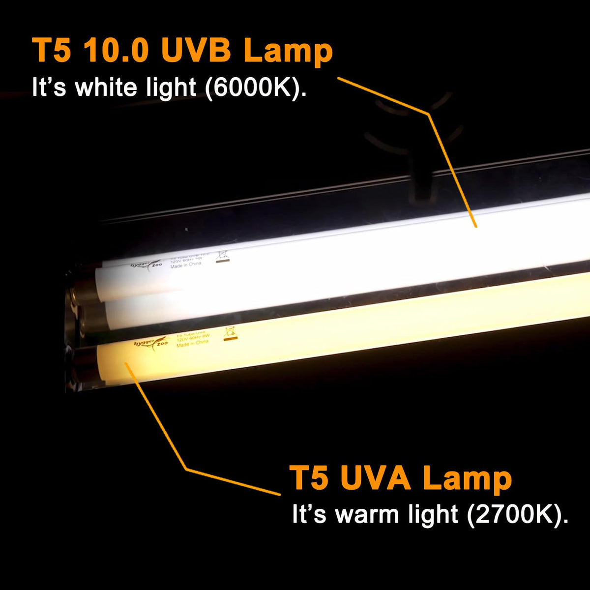 12 Inch UVB Reptile Light Fixture with Timer D8422