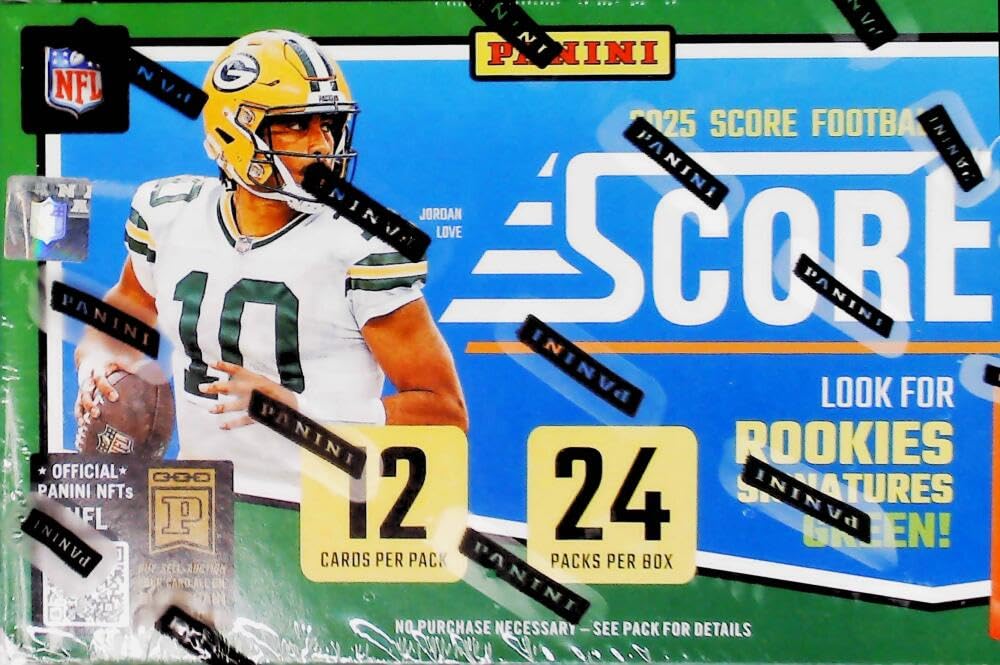 2025 Score NFL Football Retail Box 24 Packs A25059