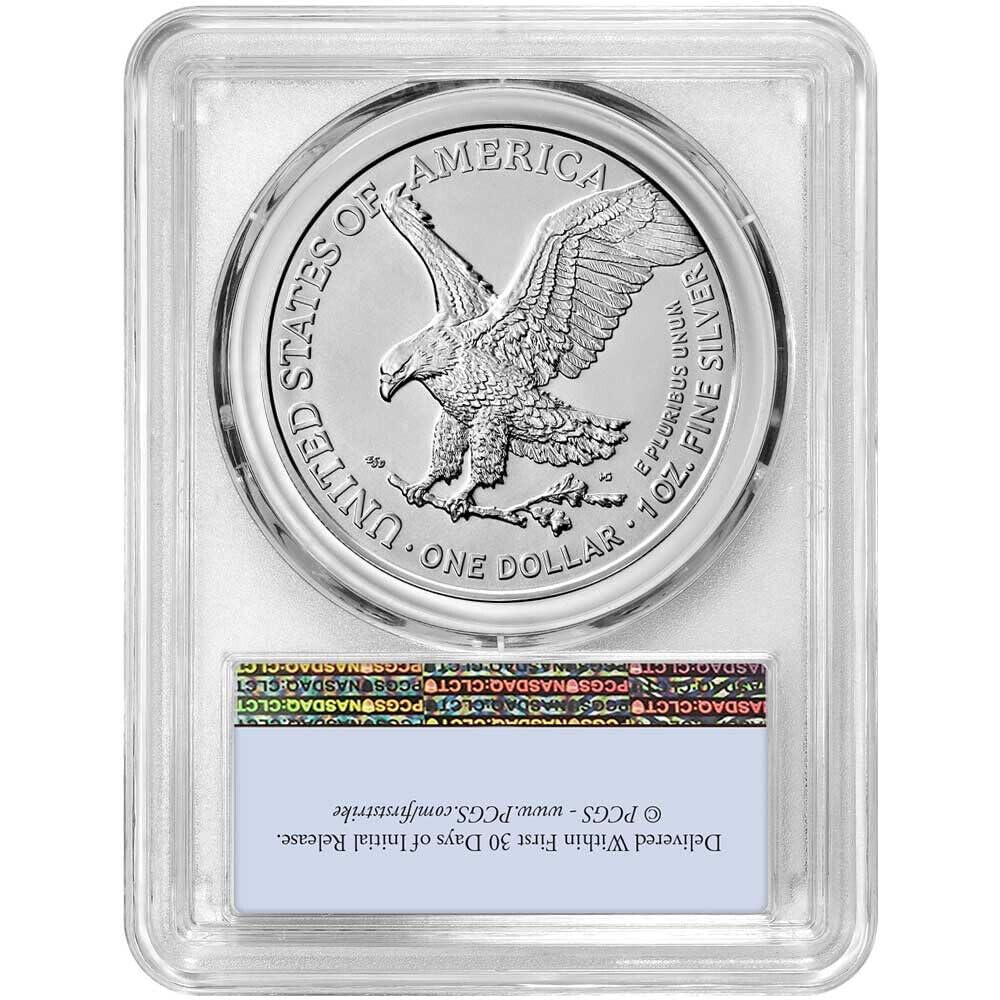 2024 $1 American Silver Eagle PCGS MS70 First Day of Issue I862