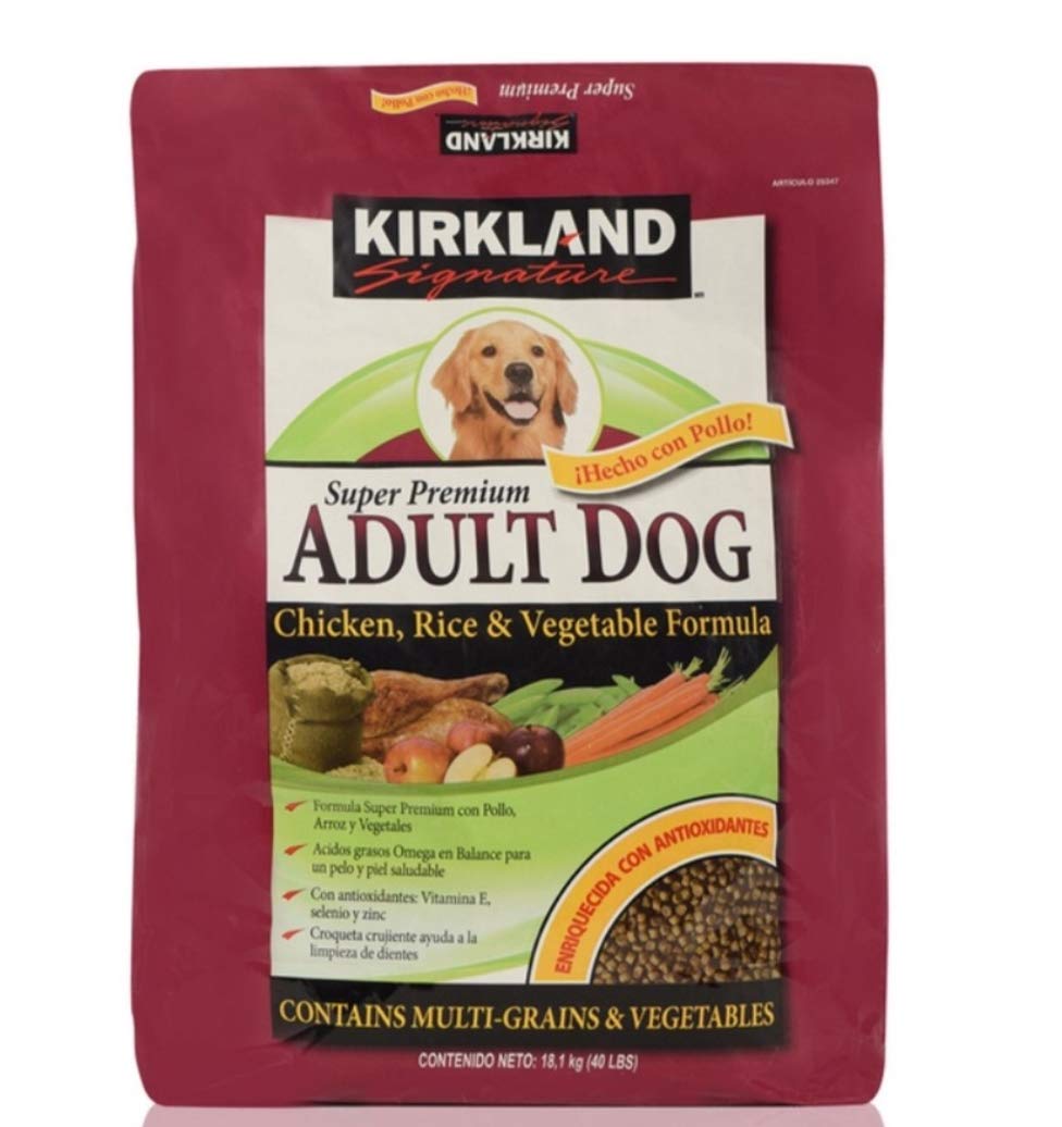Adult Formula Chicken Rice and Vegetable Dog Food 40 lb Y67808