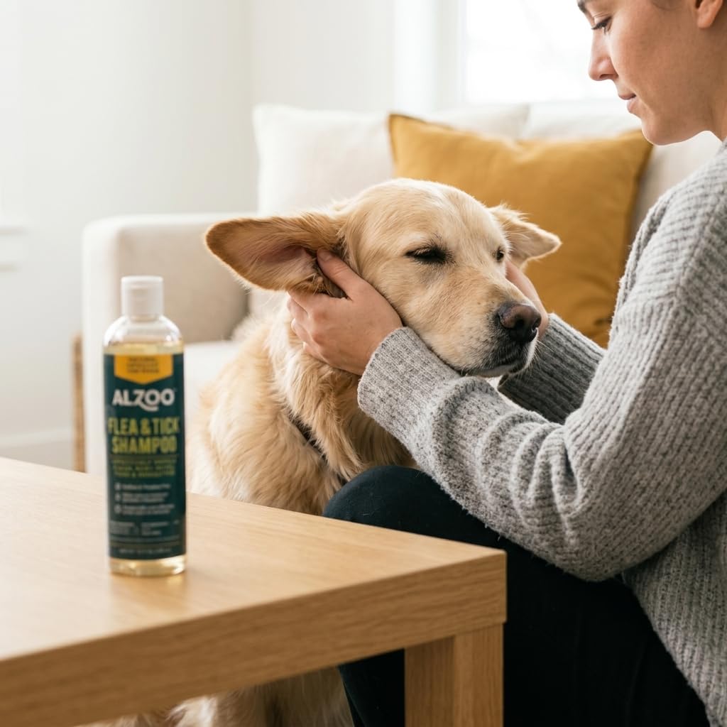 Plant Based Flea and Tick Repellent Dog Shampoo 12 Fl. Oz. L26284
