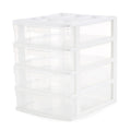 4-Tier White Plastic Drawer Organizer V77706
