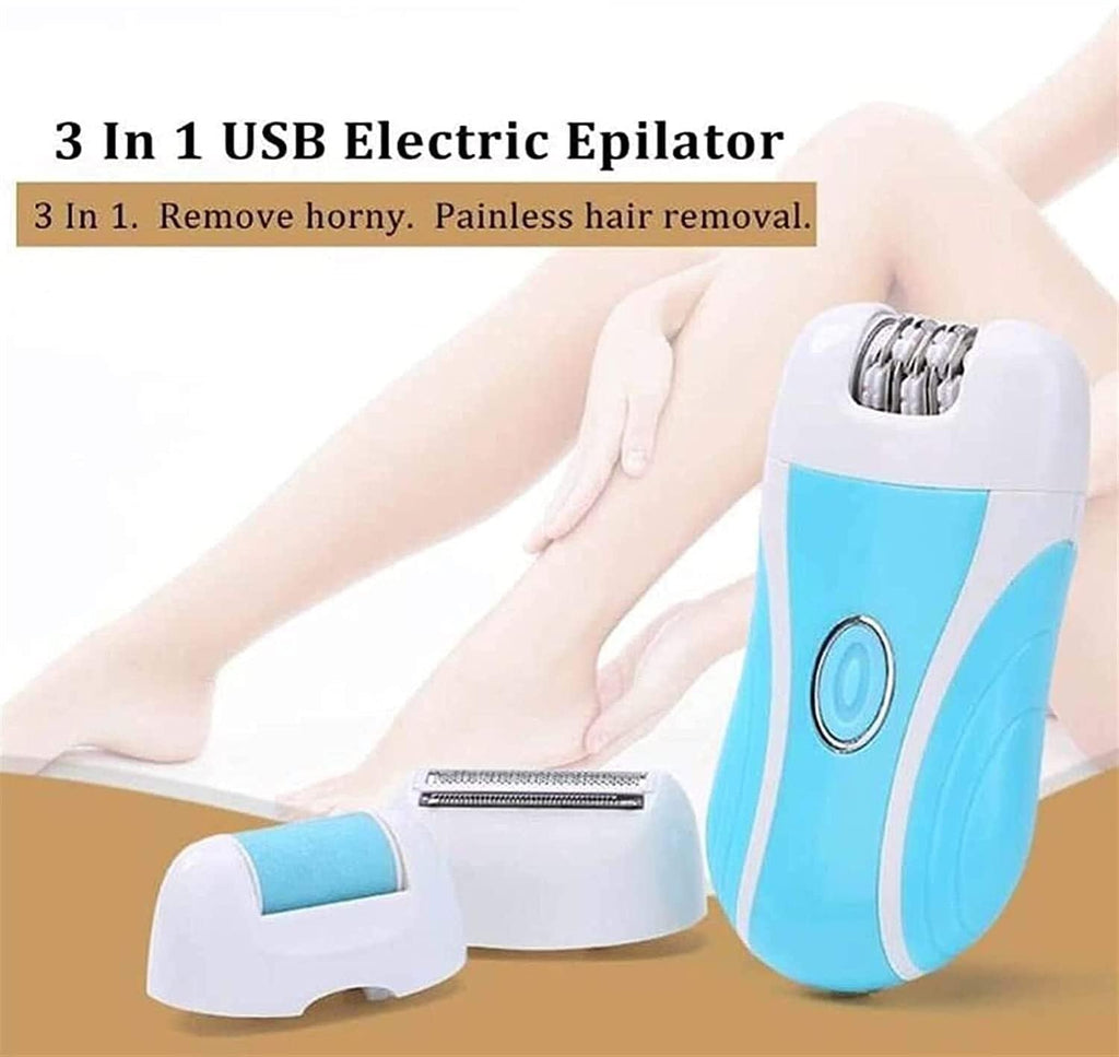 3 in 1 Cordless Electric Hair Removal Epilator V324583