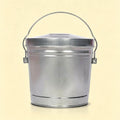 6 Gal Galvanized Steel Storage Can Locking Lid H961361