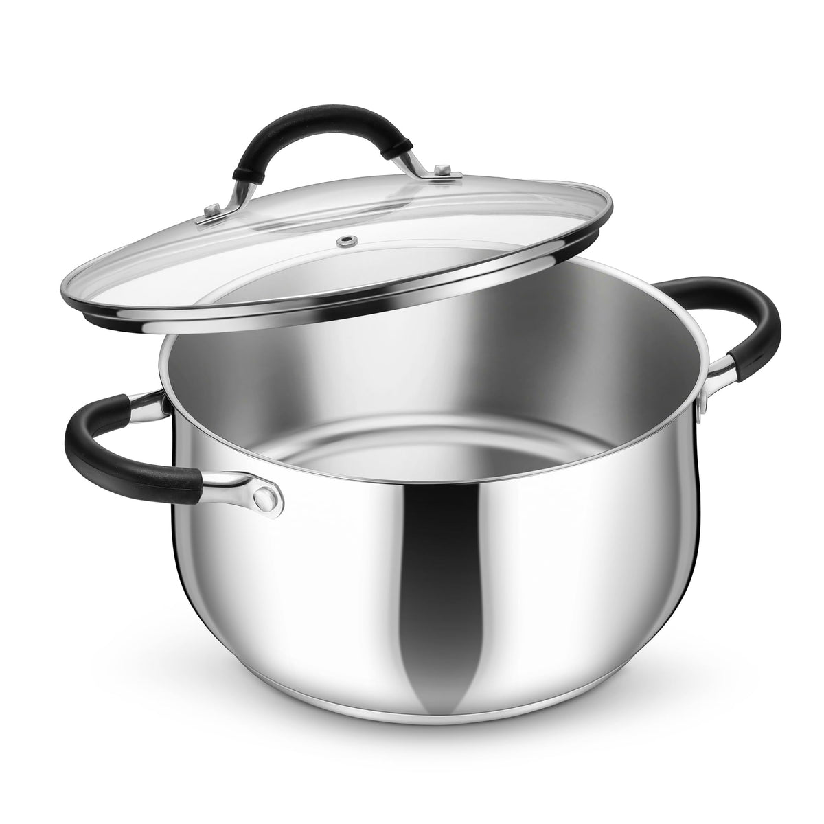 6 Quart Stainless Steel Stock Pot E498