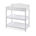 White Baby Changing Table with Pad & Storage Shelves A19987