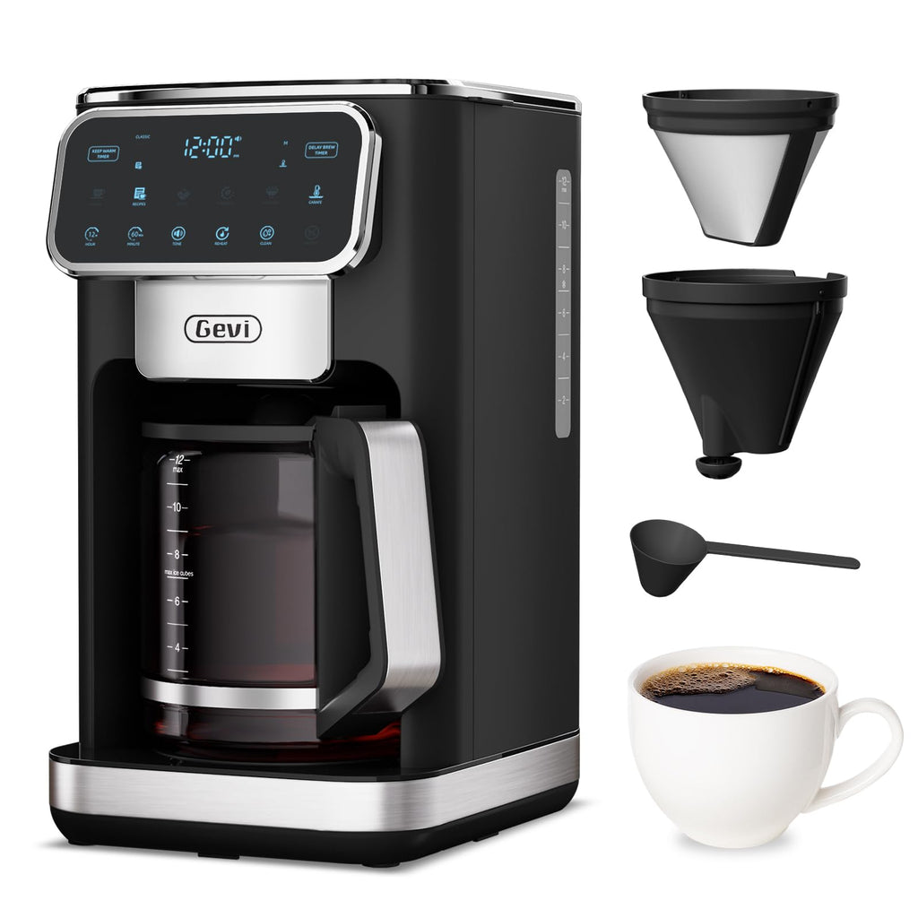 12-Cup Coffee Maker with Glass Carafe S77601