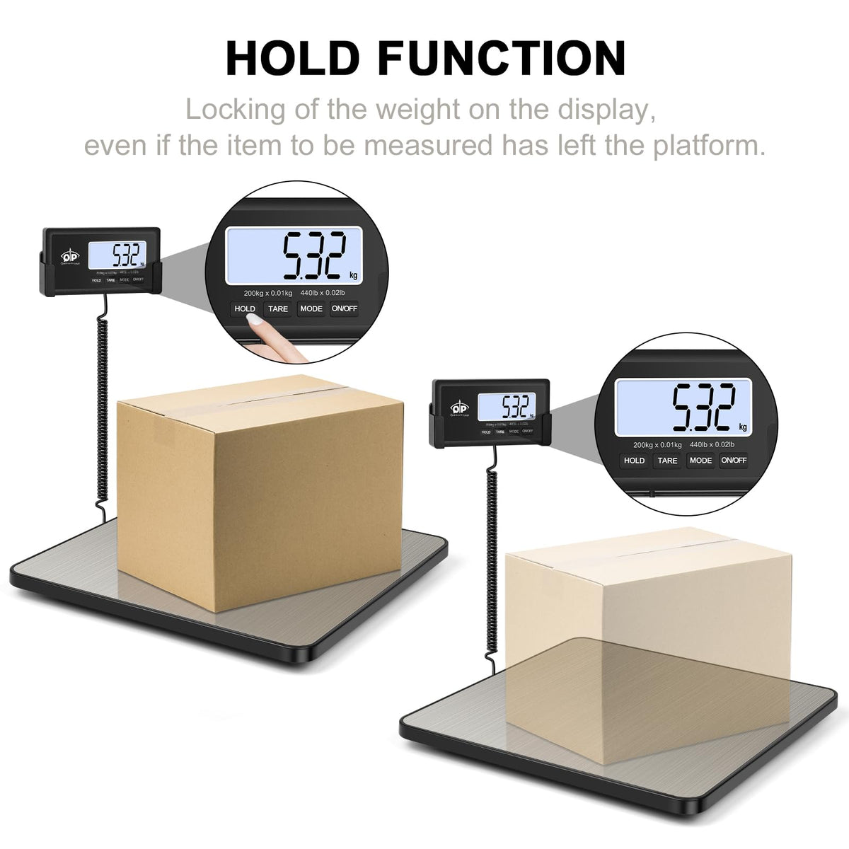 440 lb Digital Postal Scale X31758