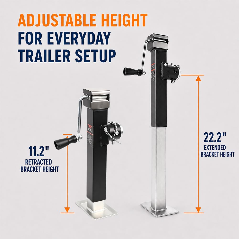 Heavy Duty 5000LB Trailer Jack with Lock Pin O187949