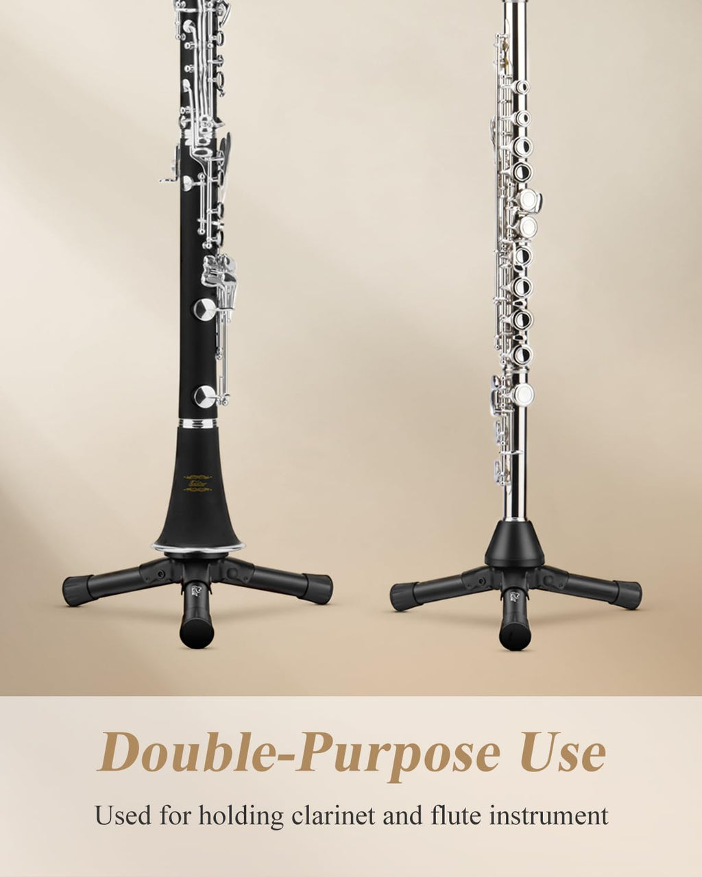 Flute Clarinet Stand Woodwind Holder E548