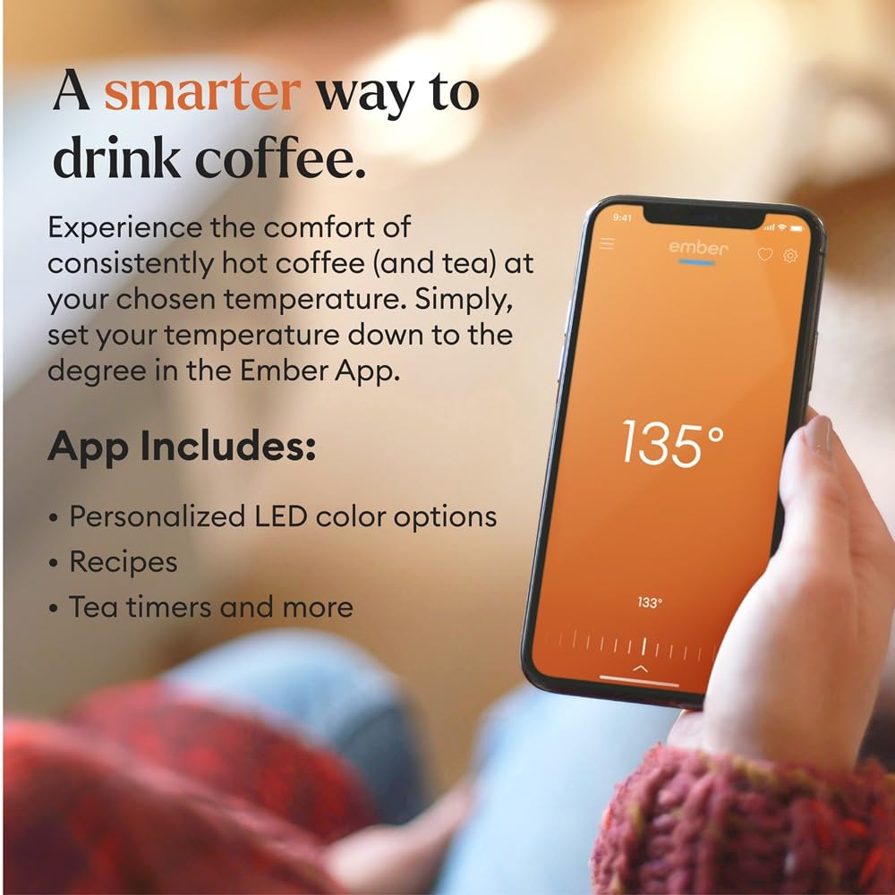 10 Oz App-Controlled Heated Smart Mug E14522