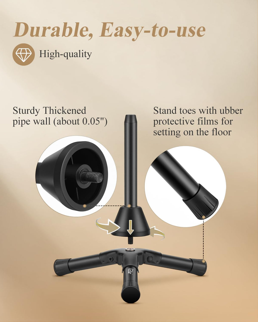 Flute Clarinet Stand Woodwind Holder E548