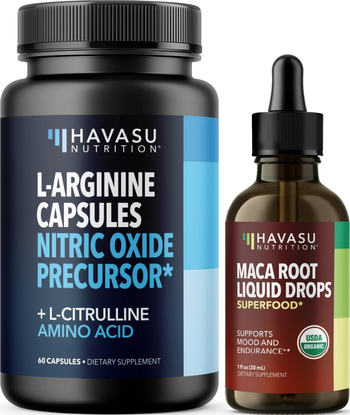 Organic Maca Root Liquid Drops & L Arginine L Citrulline Supplement K963228