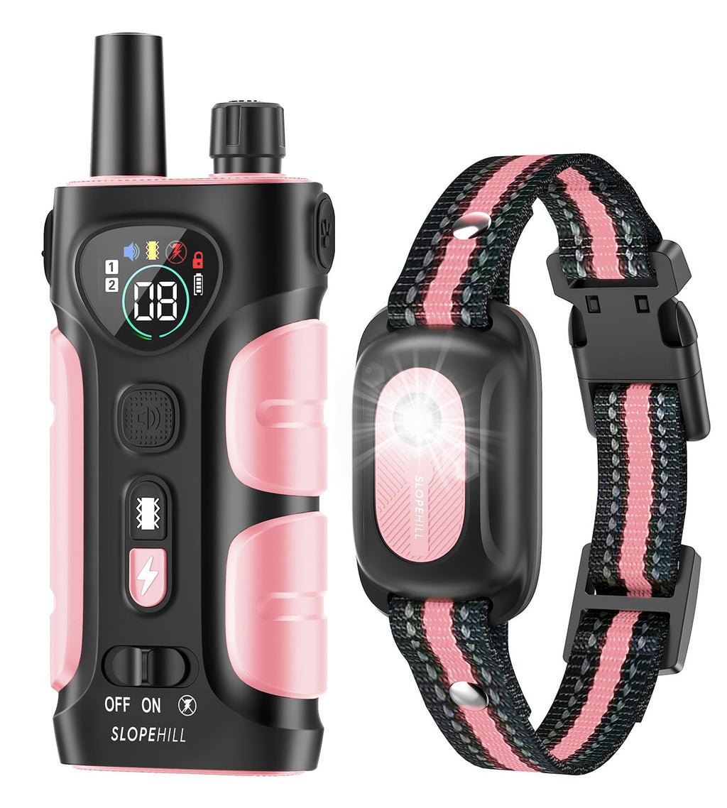 Pink Dog Training Collar with Remote M552