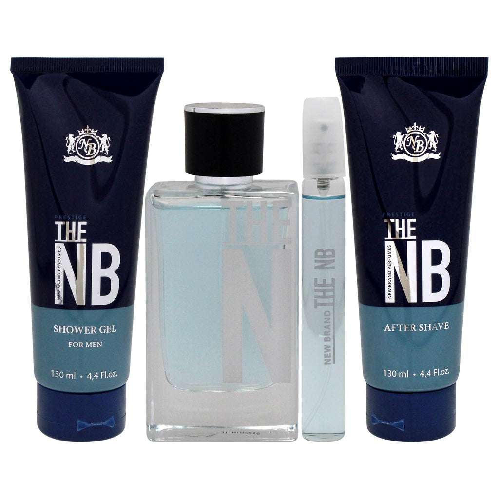 4 Pieces Eau de Toilette Spray Shower Gel After Shave Balm Gift Set Q41671