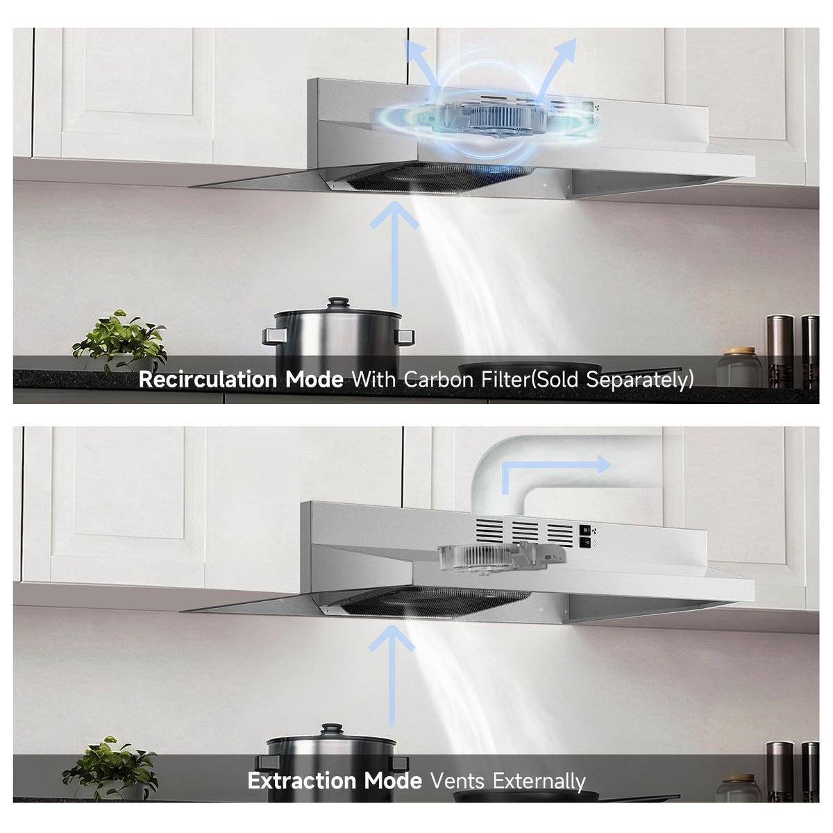 Stainless Steel Under Cabinet Range Hood W230