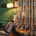 Embroidered Sheer Curtains with Floral Patterns 100"W x 84"L C799862