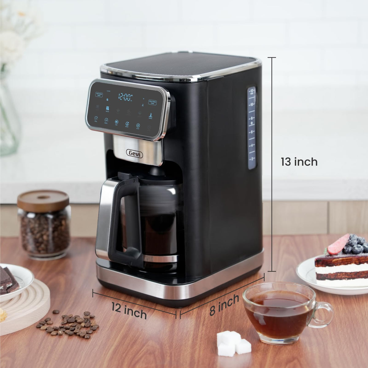 12-Cup Coffee Maker with Glass Carafe S77601