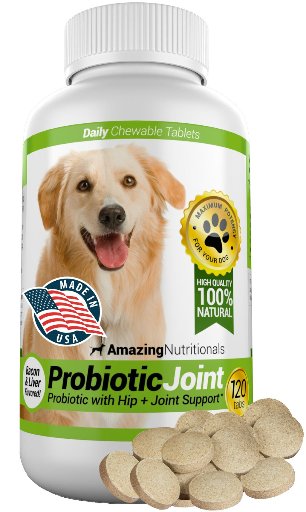 Turmeric Probiotics for Dogs Digestive Health Bundle V723