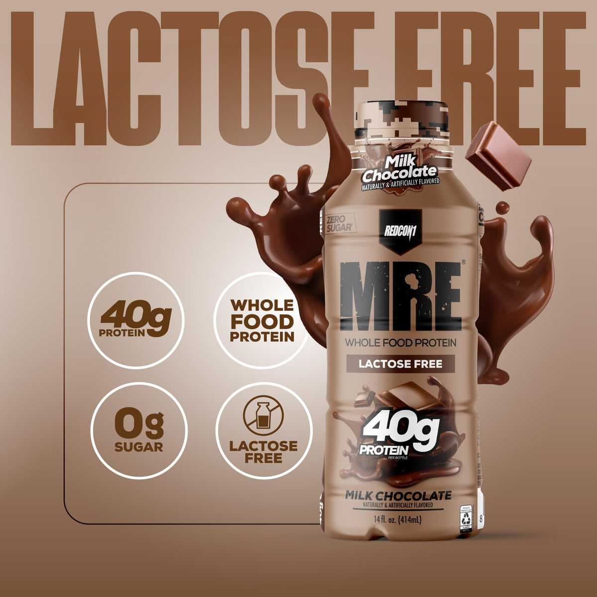 Milk Chocolate Lactose Free Protein Shake 12 Pack B5414