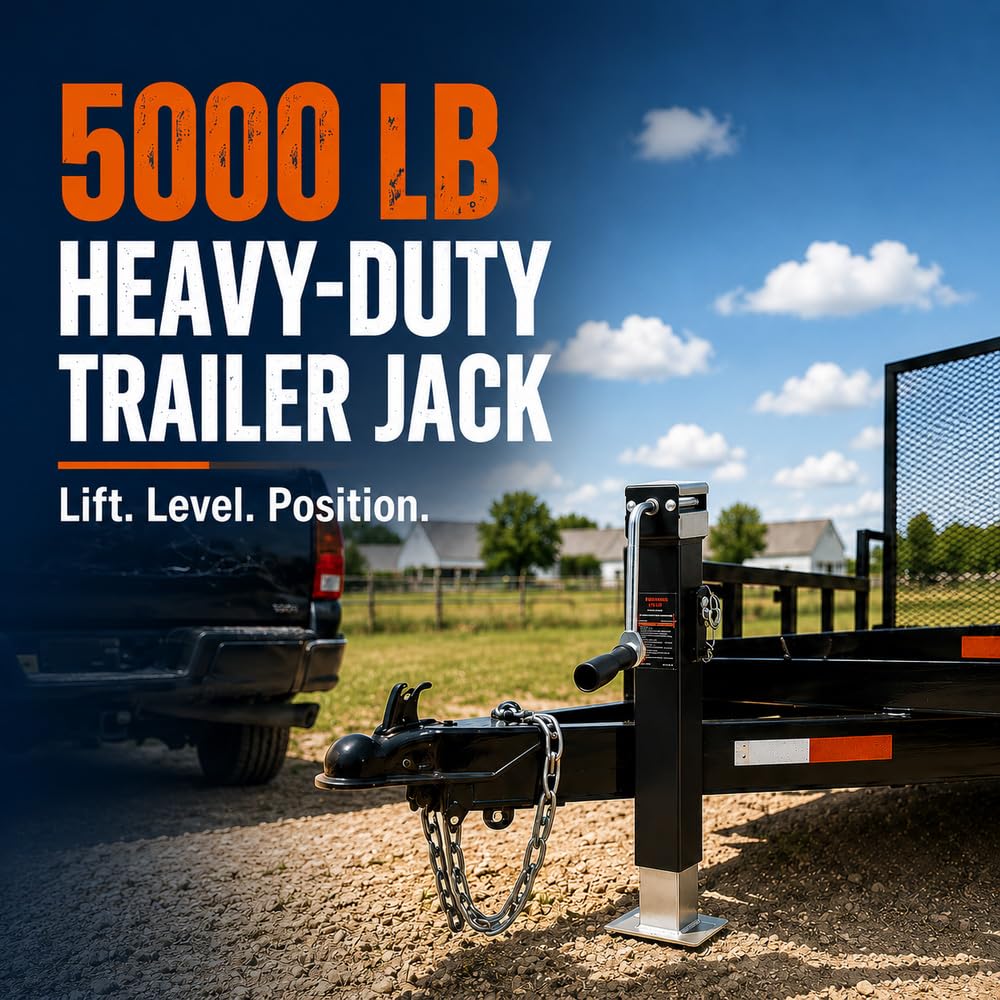 Heavy Duty 5000LB Trailer Jack with Lock Pin O187949