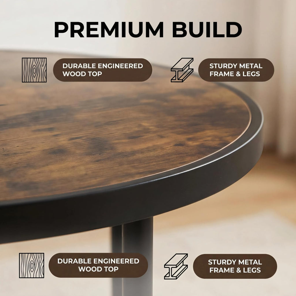 Round Wood Coffee Table F573