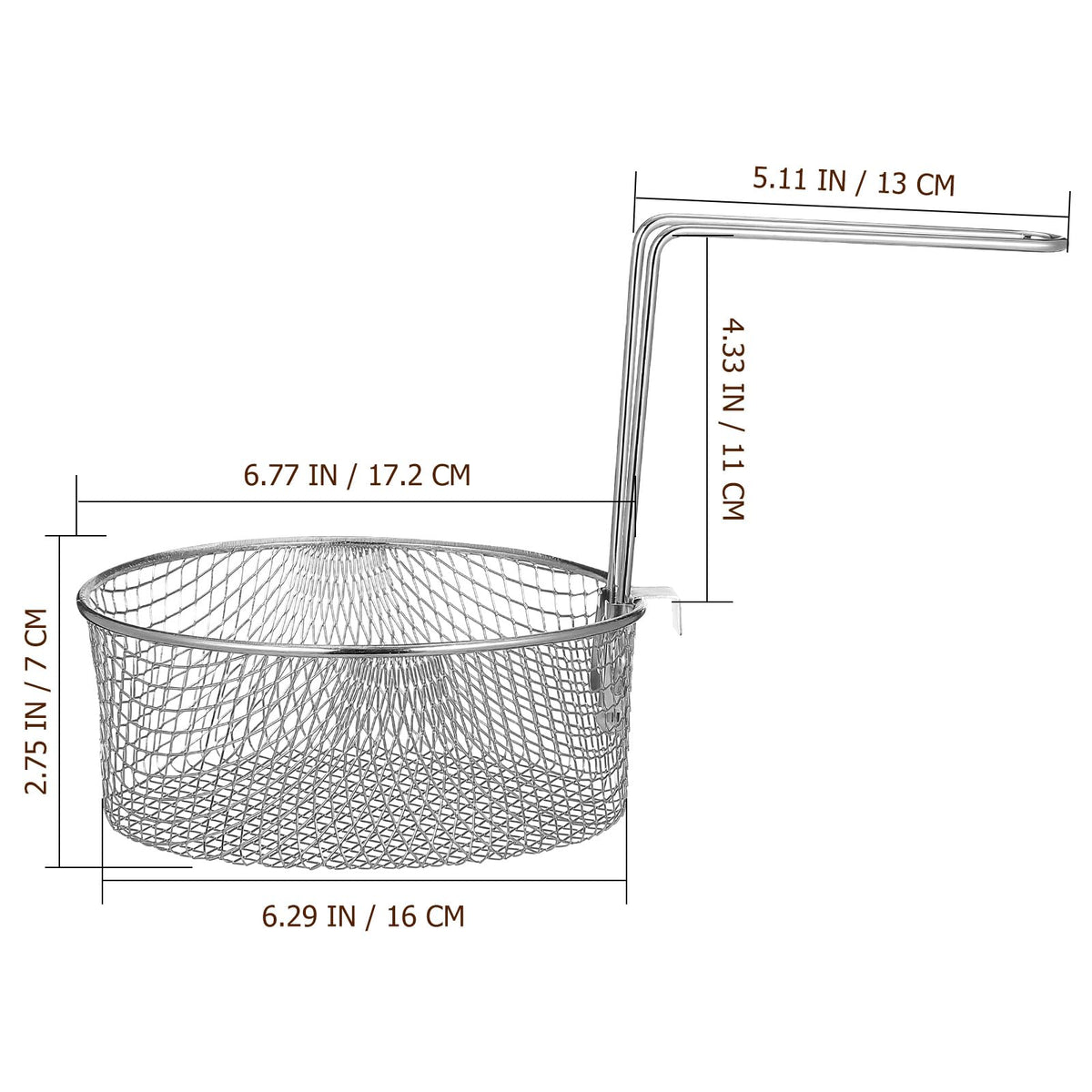 Deep Fryer Basket with Handle H85297