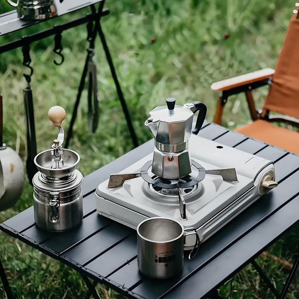 Folding Camping Side Table, Adjustable Height C90178