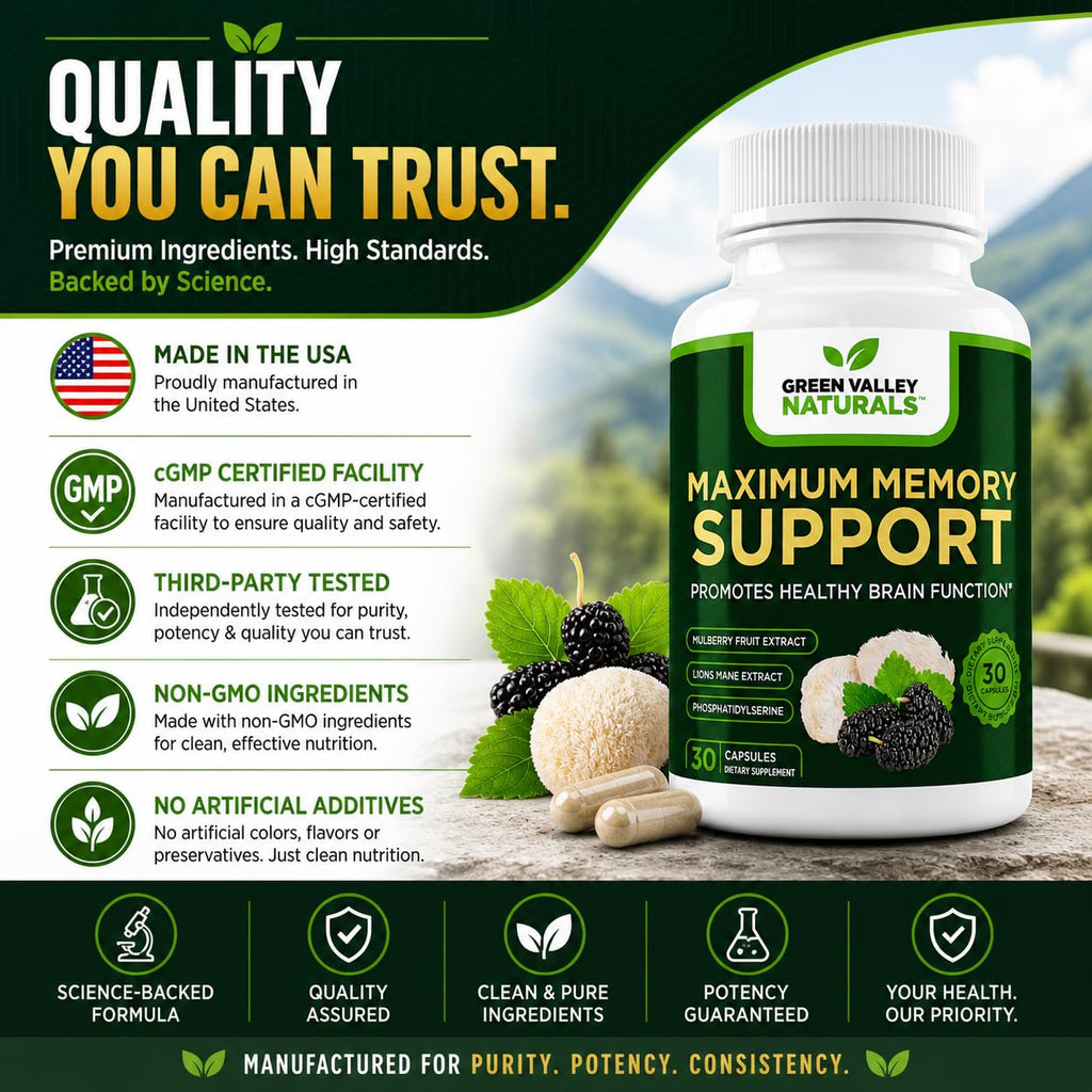 Lion's Mane Mulberry Phosphatidylserine 30 Capsules Q661
