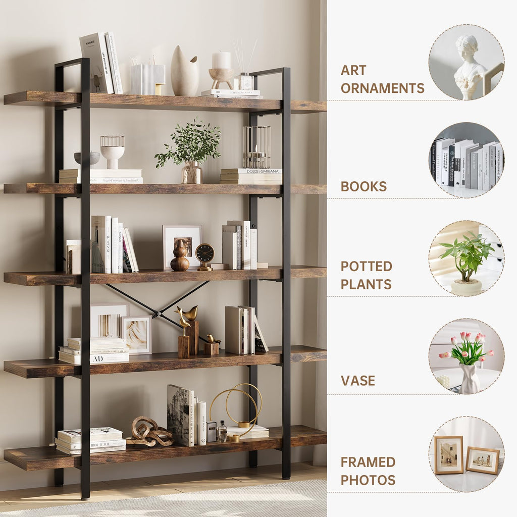 Heavy Duty 5 Tier Industrial Bookcase C799238