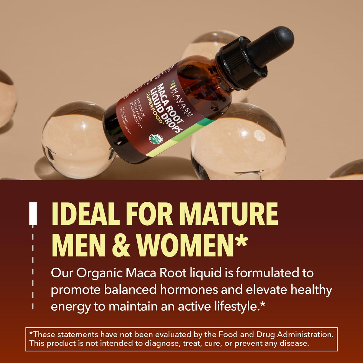 Organic Maca Root Liquid Drops & L Arginine L Citrulline Supplement K963228