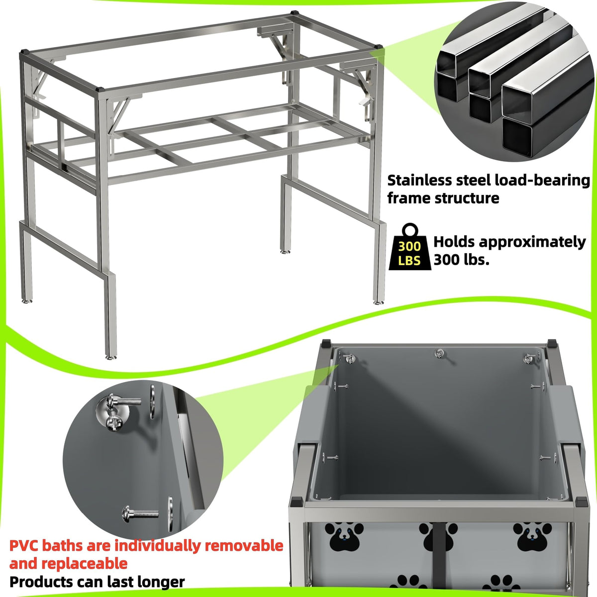 Portable Foldable Dog Bathtub E520
