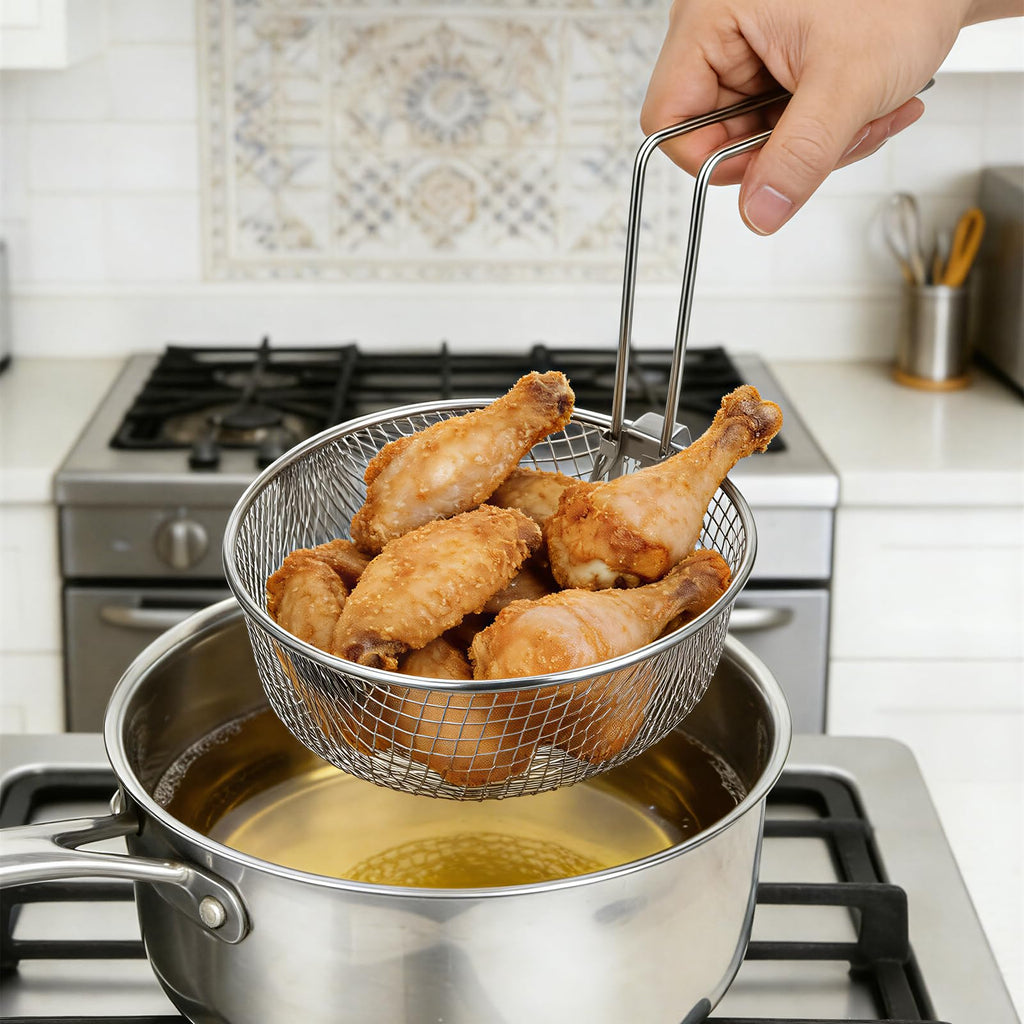 Deep Fryer Basket with Handle H85297