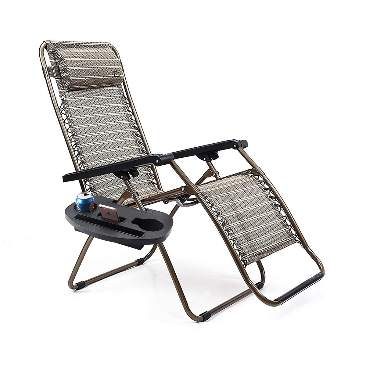 Zero Gravity Chair Tray 2 Pack Black A204213