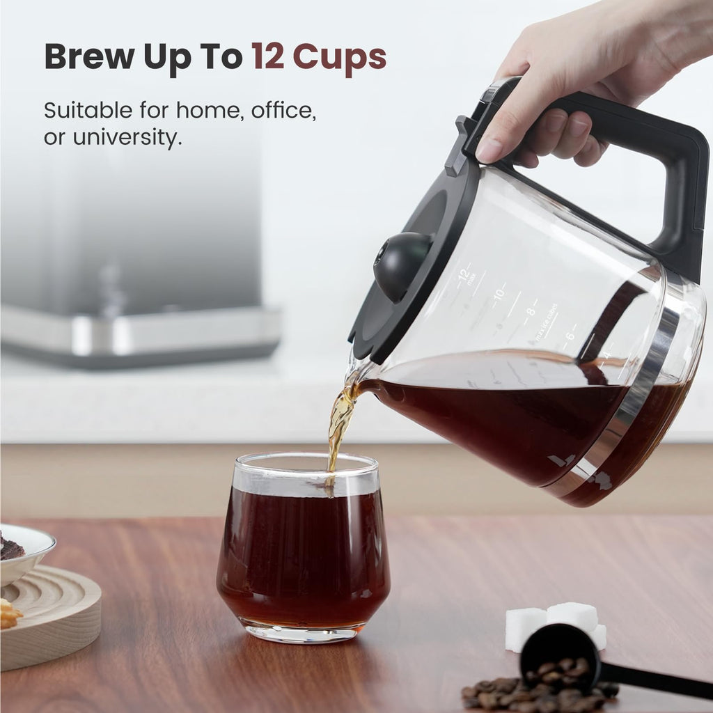 12-Cup Coffee Maker with Glass Carafe S77601