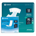 Adult Diapers XLarge 12 Count & Booster Pads 26 Count O526