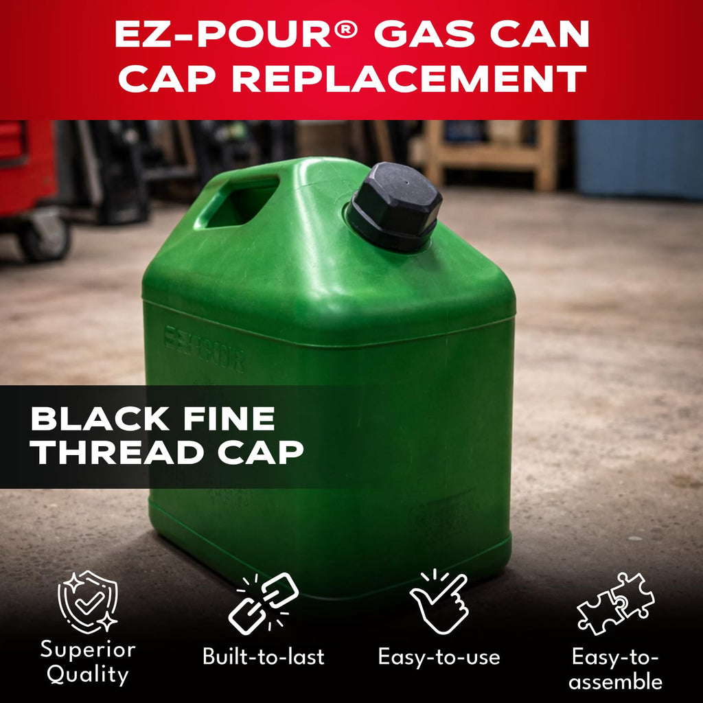 Black Fine Thread Storage Cap, Pack of 2 H11262
