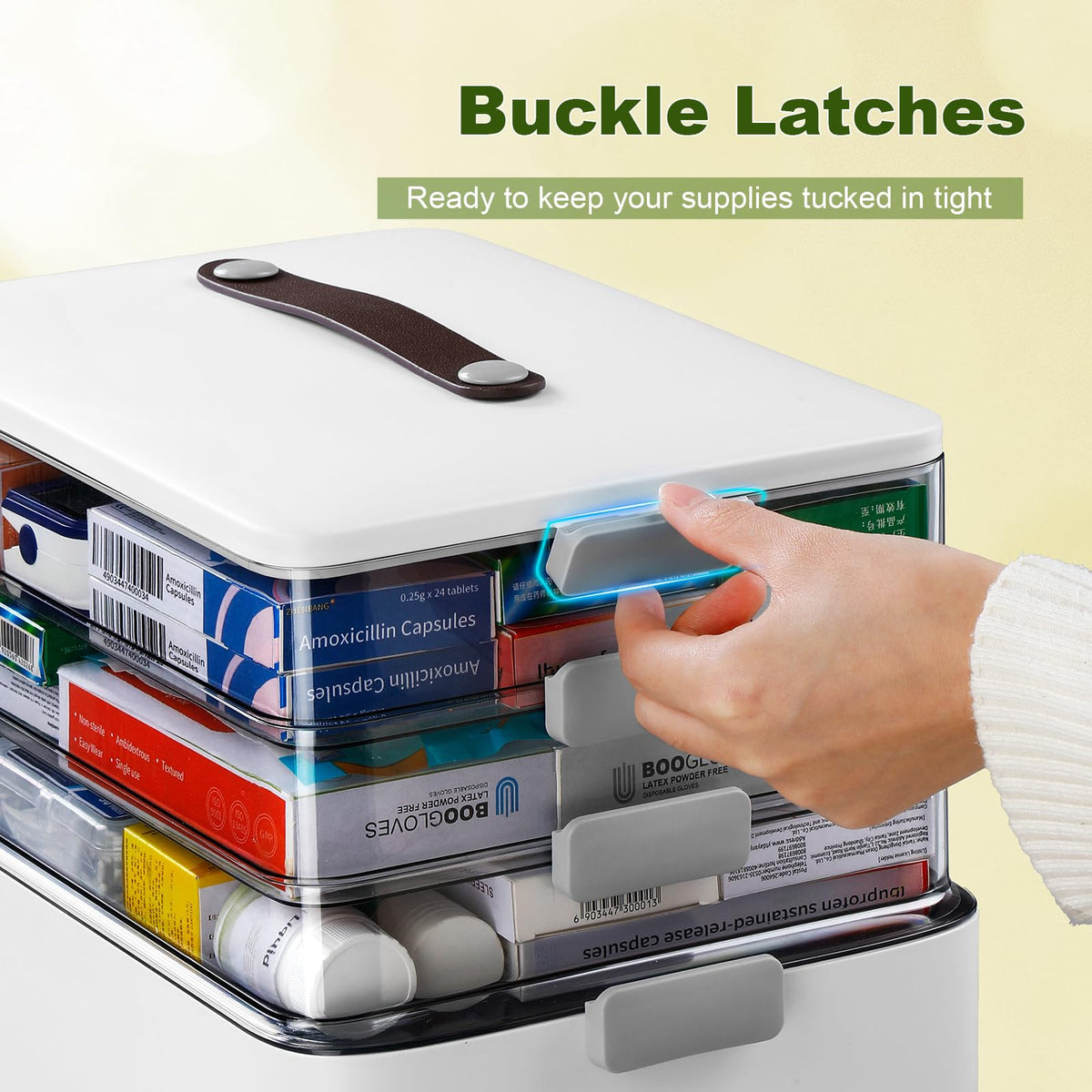 Medicine Cabinet Organizers Storage Box L7586