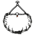 Black Stainless Steel Dog Collar with Quick Release Buckle S1474