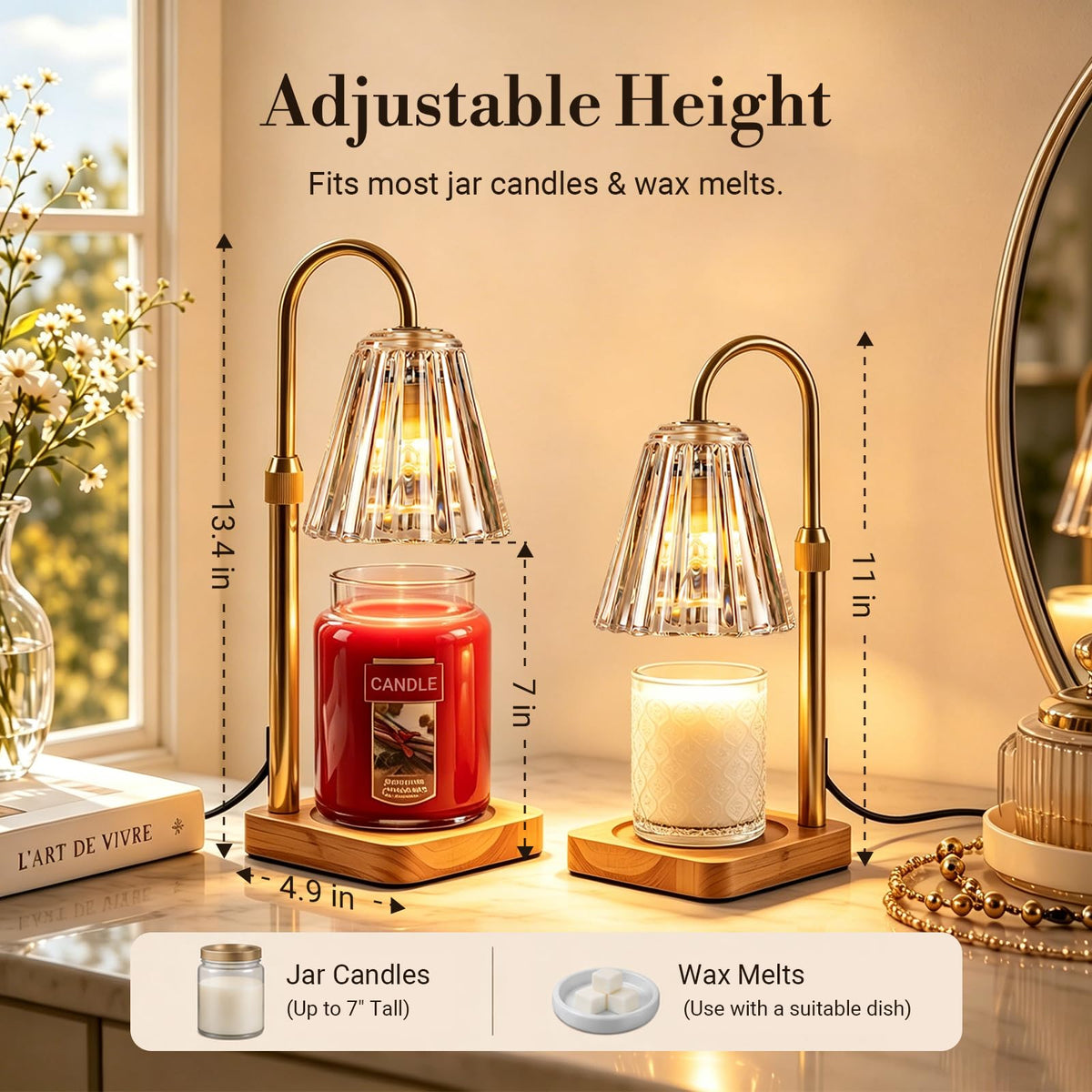 Candle Warmer Lamp with Timer V15466