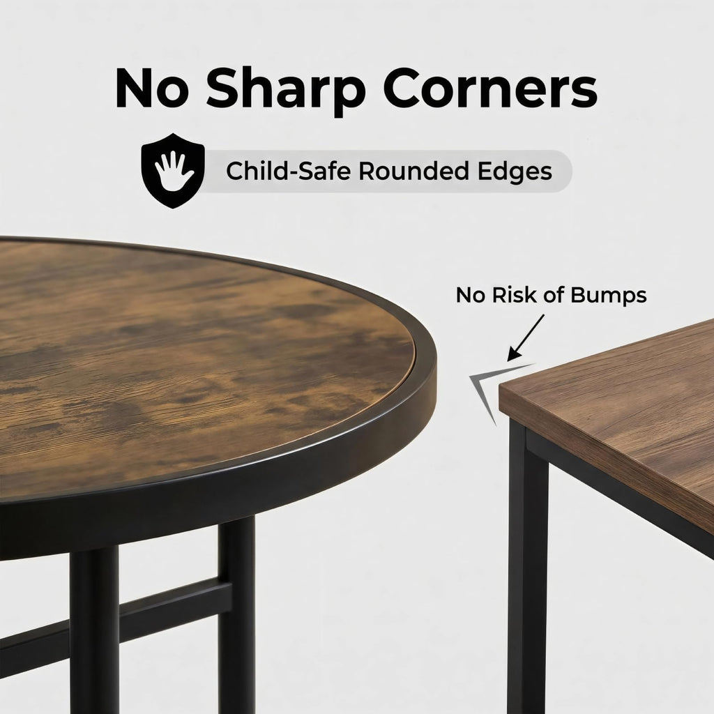 Round Wood Coffee Table F573