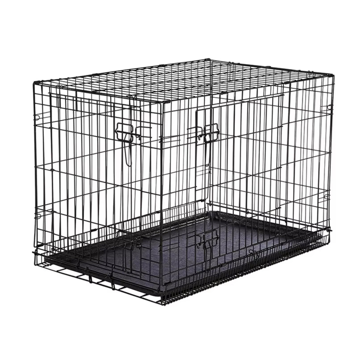 48 inch Portable Folding Dog Crate with Slide Out Tray G415637