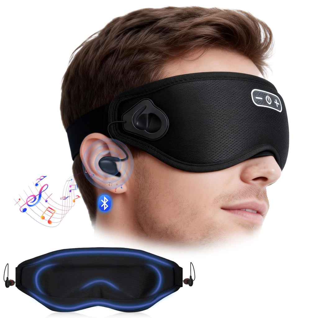 Wireless Bluetooth Sleep Headphones and Blackout Sleep Mask B566